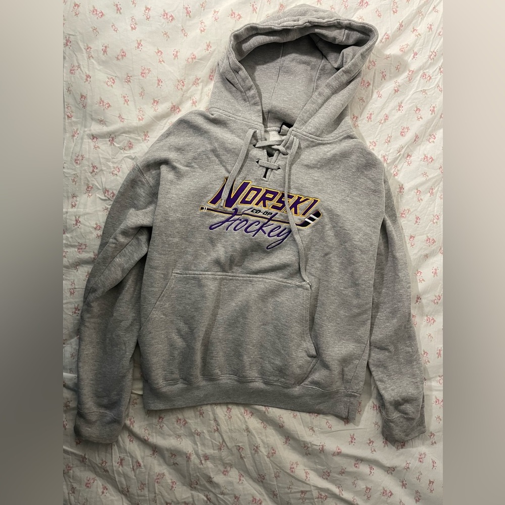 Vintage grey hoodie